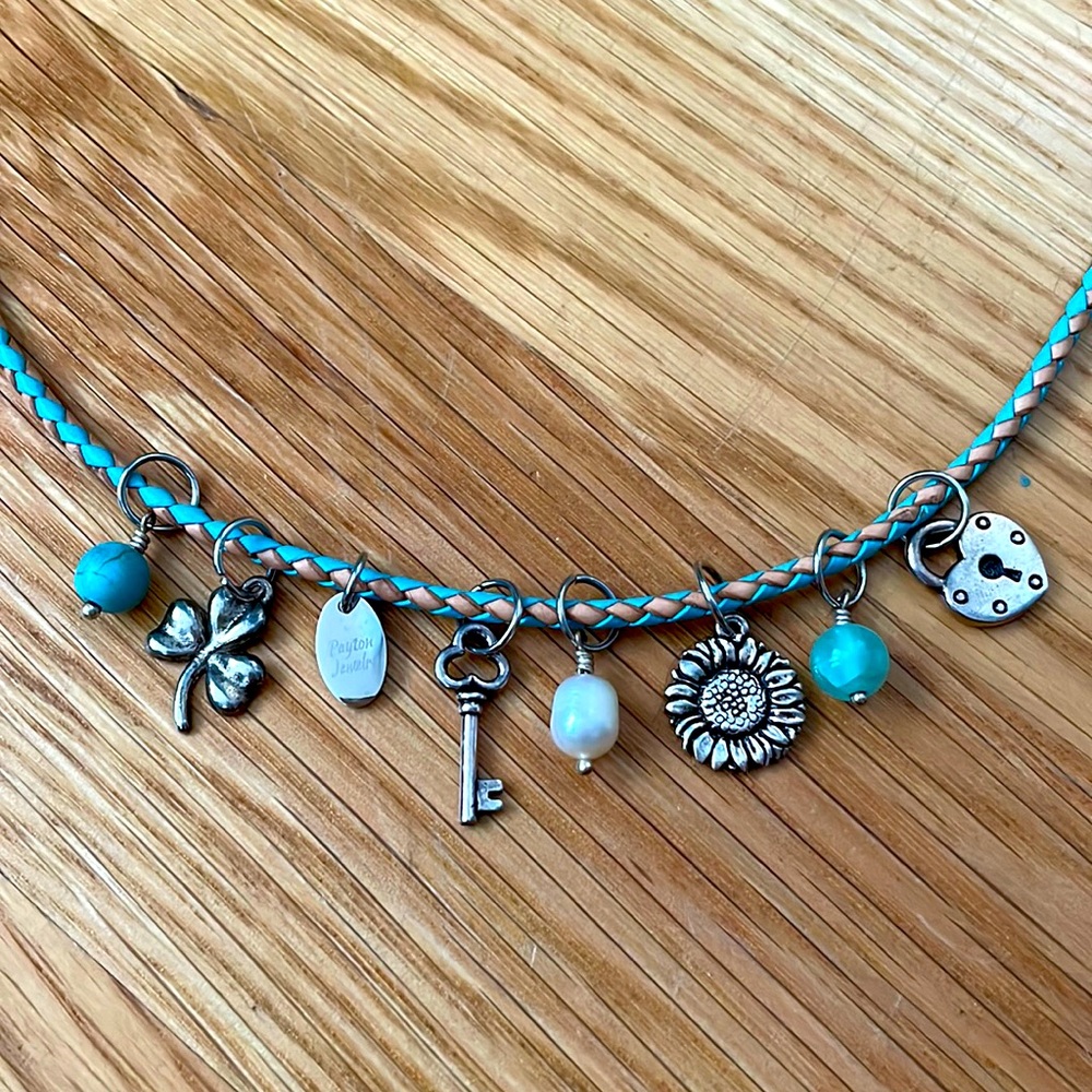 Payton Necklace or Bracelet with 7 Charms NEVER WORN - Picture 2 of 8